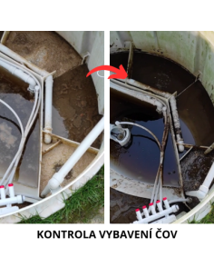 Kontrola vybavení ČOV